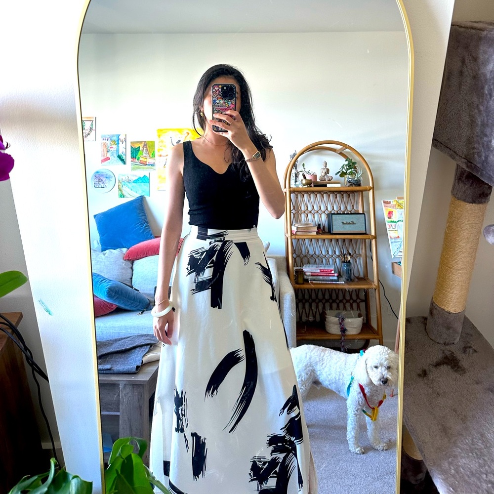 Bottom:  summer midi skirt
